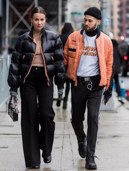 今冬流行的“厚外套＋阔腿裤”，时髦显瘦又保暖，照着穿就很美