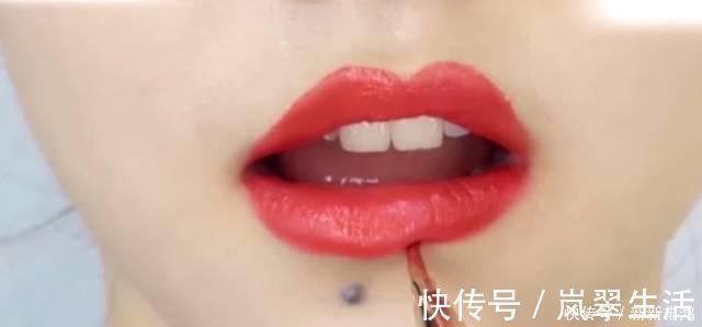 遮瑕 口红太贵?姑娘只用了1支口红 画出了8种唇色!