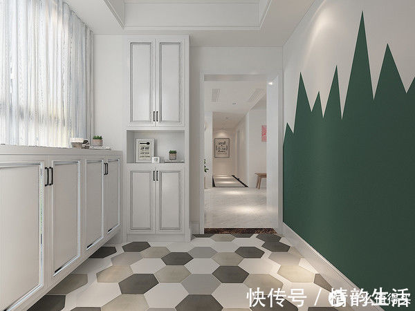 墙面|这对夫妻124㎡新房“穷装”，屋内不吊顶不做造型，也能装出高级感