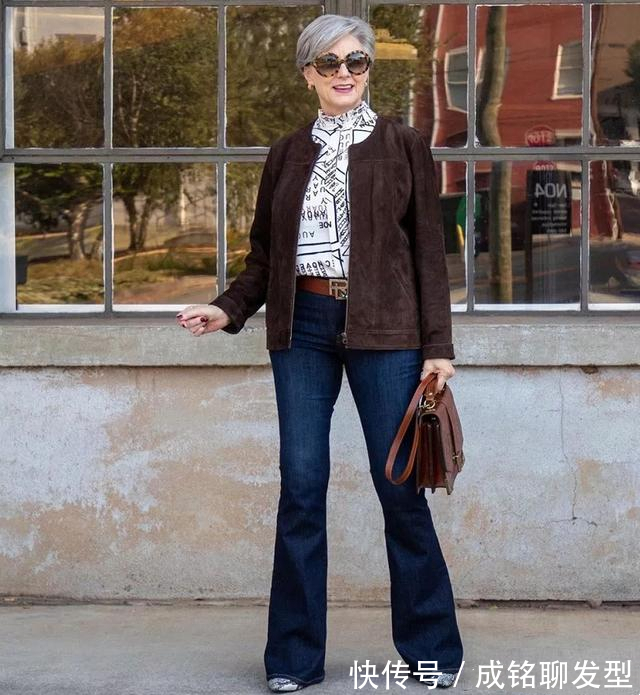 宽松|看了62岁博主的穿搭,就知道老人也能穿出女神范,优雅不失高级感