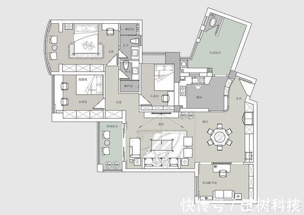 主卧室|第二次装修,果断地选择了现代风,简单耐看有品位,而且造价还低