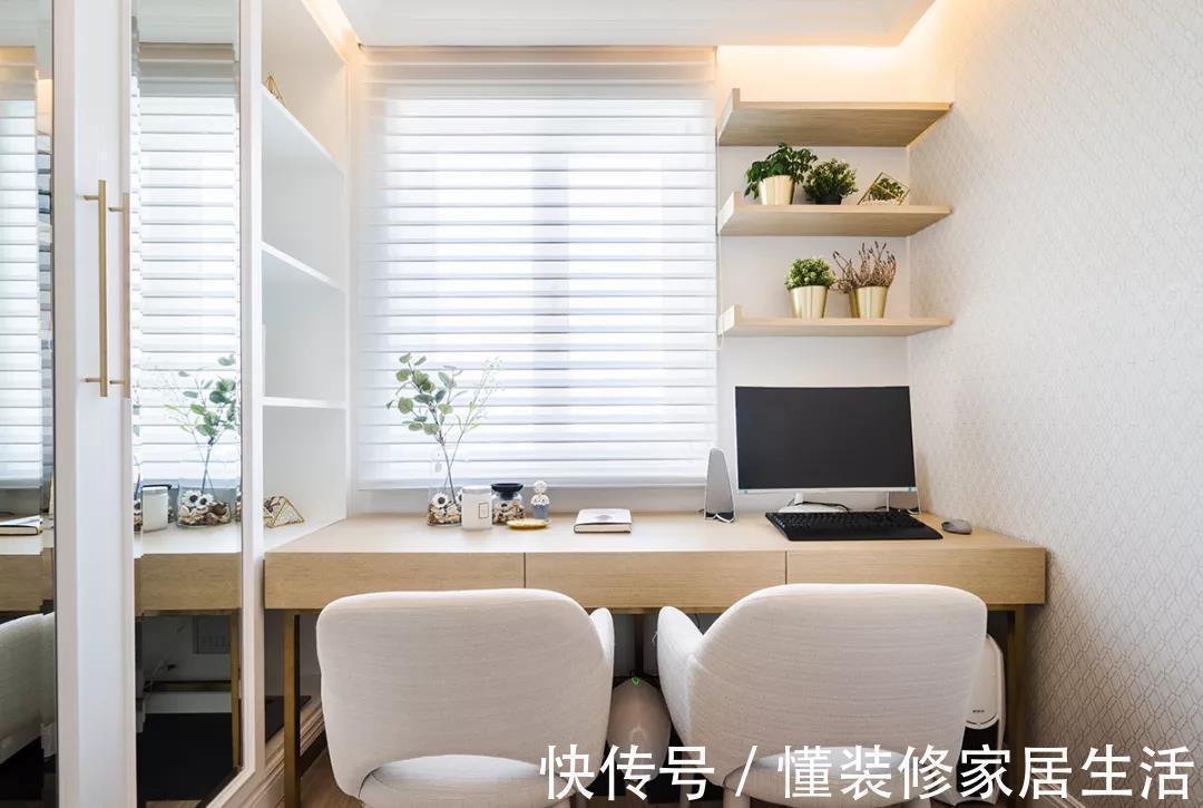 吊灯|越来越多人不吊顶,全屋只走一圈石膏线,完工照样漂亮极了!晒晒