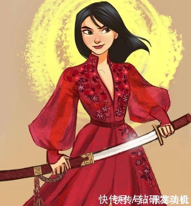 爱丽儿|迪士尼公主的礼服什么样艾莎女王清新自然,全场最酷的是花木兰