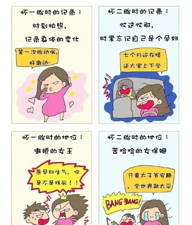 一胎|怀一胎和怀二胎的区别,二胎妈妈:真实写照!来看看你中几个