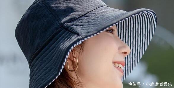 渔夫帽|普通的帽子就别戴了,学我小姑这样戴渔夫帽,遮阳又时尚