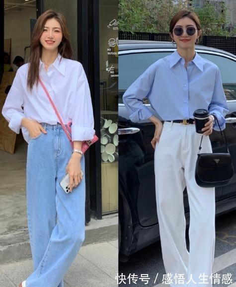 西服 早春穿衬衫的女人太有气质了，记住这些穿搭法则，优雅又高级！