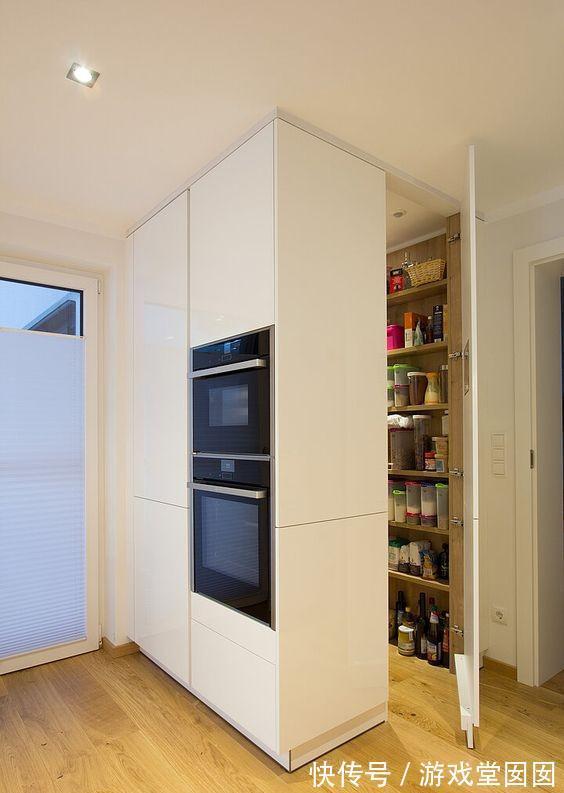 高柜|我也学聪明了,再装房不要吊柜,留一整面墙做高柜,收纳足更清爽