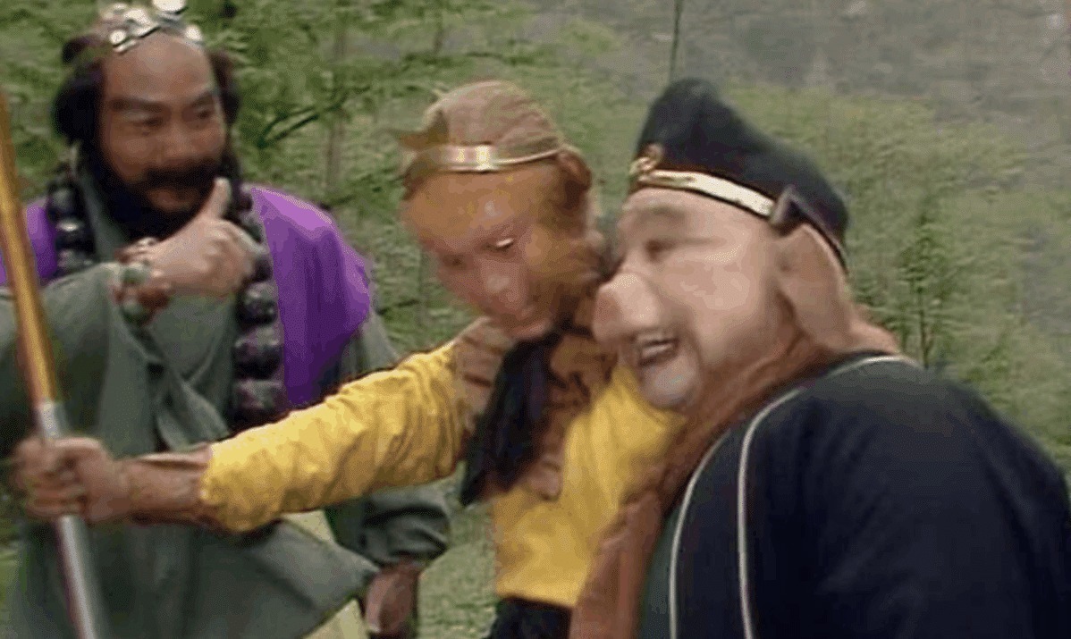 菩提老祖@猪八戒要杀一妖怪, 孙悟空认出是同门师兄弟, 让猪八戒不要下杀手!