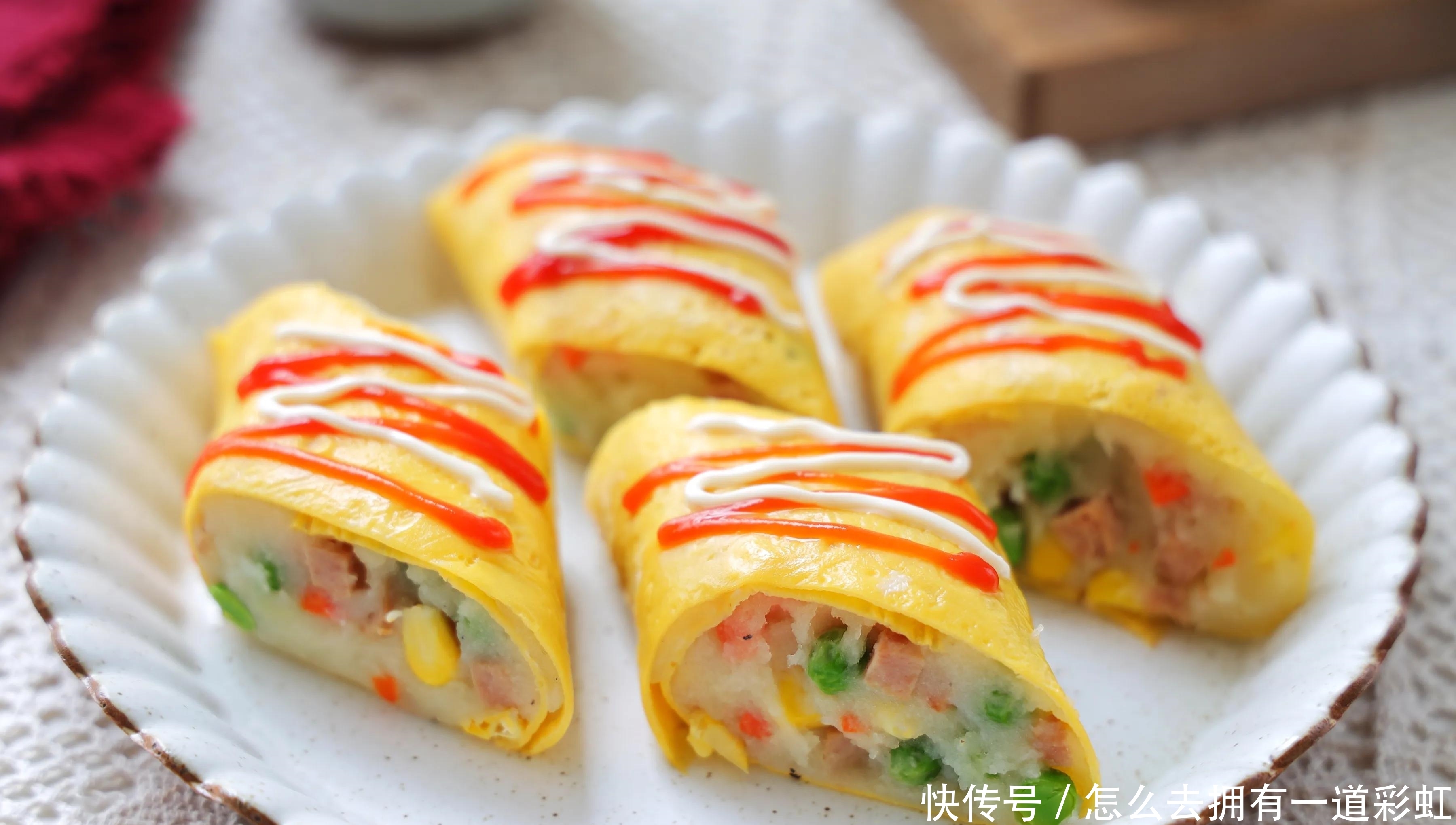 早餐新吃法,有肉有菜有主食,软糯好吃,无油无水健康无负担!