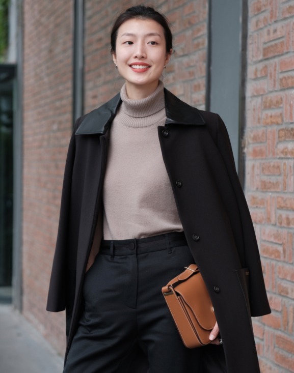 西装裤|针织衫怎么穿保暖又高级?借鉴这几组穿搭,洋气温柔又显气质