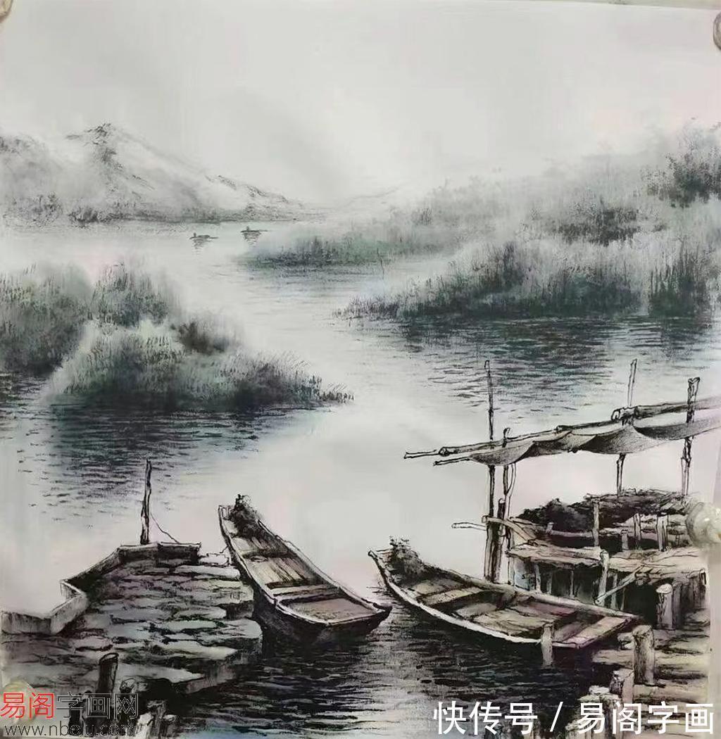 画家|画家周国民 用彩墨绘出无声的诗