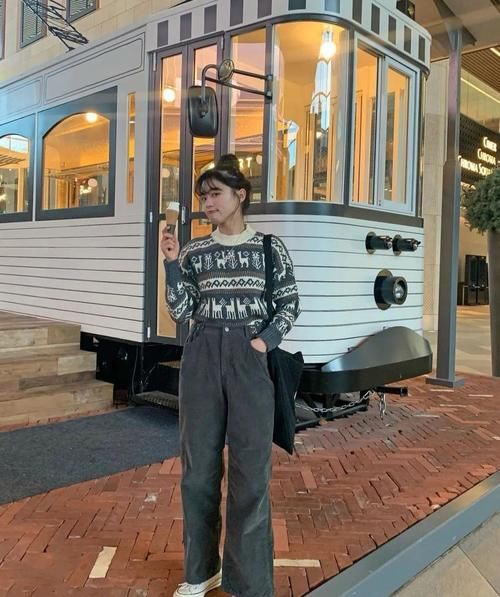 2021年毛衣 + 阔腿裤巨巨巨火!气质又迷人,洋气翻倍