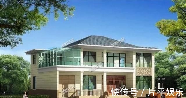 简欧别墅|8栋经典二层简欧别墅,第一套在农村最吃香,图纸收藏不后悔