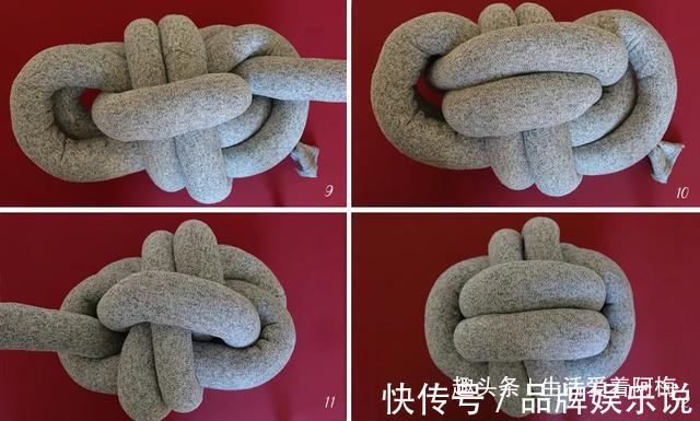旧衣服做成的粗线编织，家居用品不用买了，手工布艺附教程