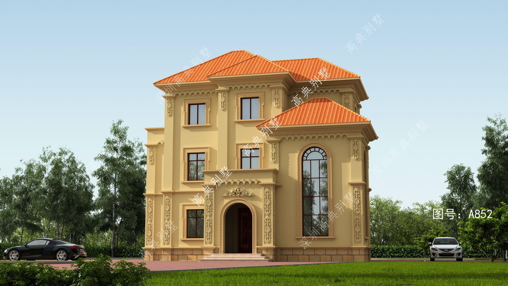 公共卫生间|这款三层欧式别墅建一栋,城里房子多少套,都不如这套。