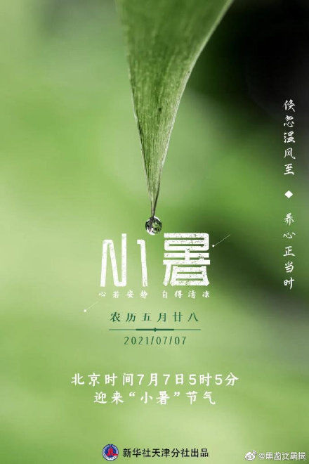 夏日|今日小暑!愿你如同夏日的阳光,明媚生动