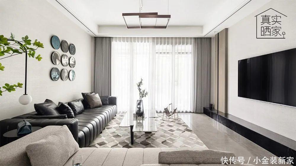 方飞|200㎡中式写意设计，他把自家谱成了一卷水墨画