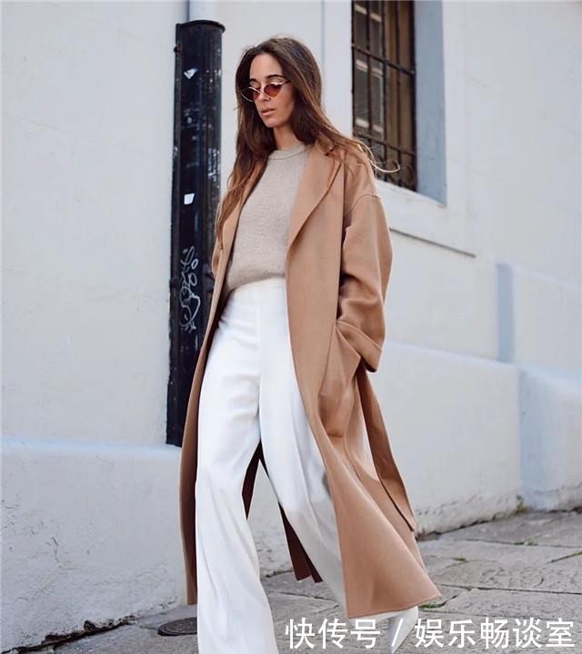气质|同样是驼色大衣,为什么她穿上比你显白显气质?配色和内搭都重要