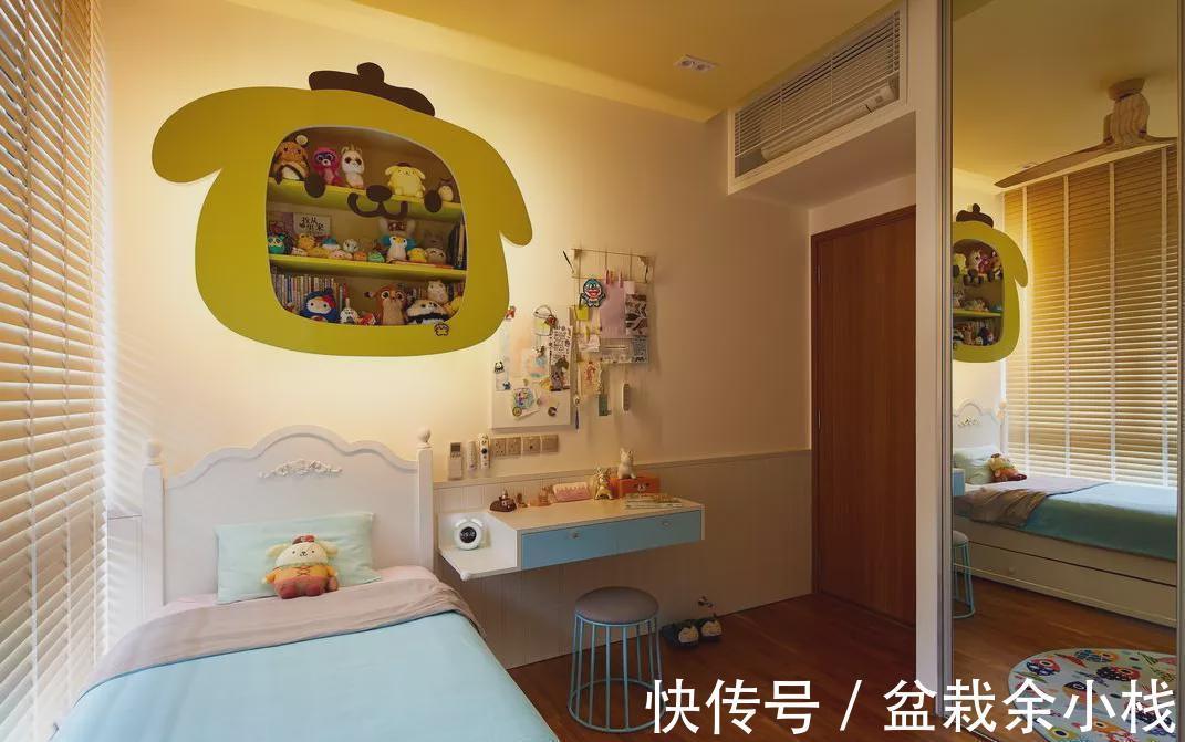 书房|93㎡层高4米5,挑空搭建楼板一层变两层,多间双人书房让人羡慕