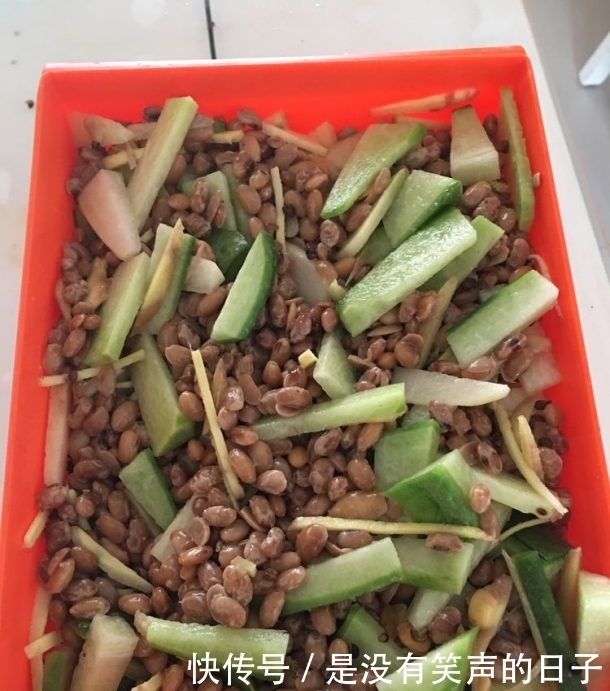 再尝故乡美食-酱豆子咸菜