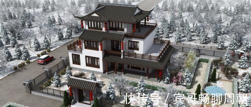 庭院|17.3×10米三层中式庭院,风华无双,愿你安享岁月静好