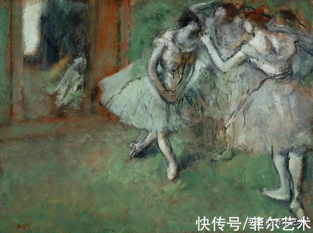 安格尔$法国艺术大师埃德加·德加舞女125幅油画作品,美翻了