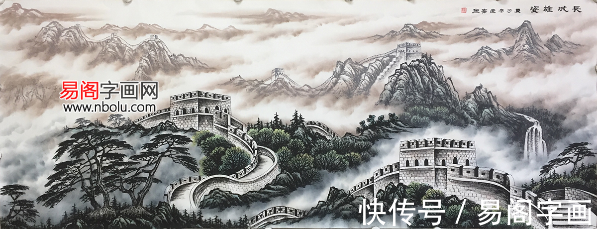 李建寨彩墨!画家李建寨 精研古法博采新知 传承彩墨山水经典