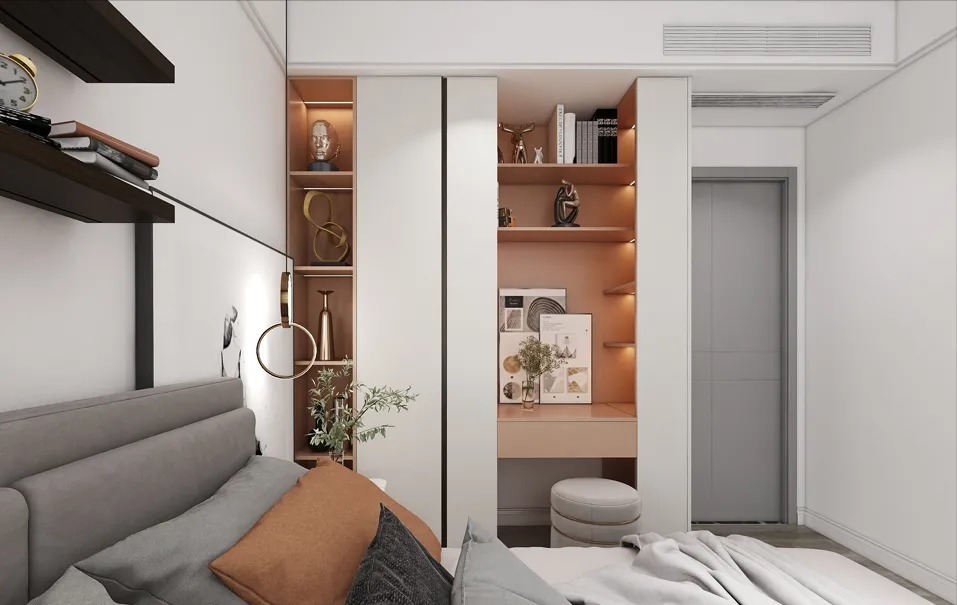 榻榻米床|90后夫妇的4房两厅,充满设计感的全屋定制看这里