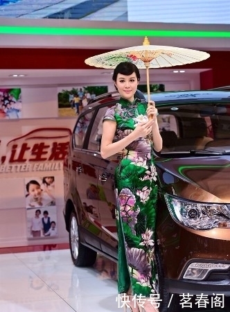 旗袍|时尚旗袍高跟鞋妹子车模身材优美撩人