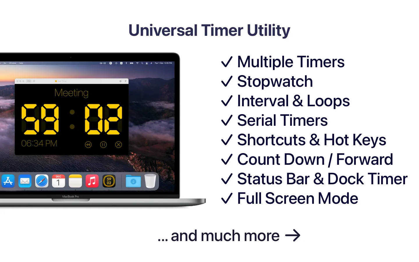 Timer RH Pro For Mac v2.14.1 时间定时器