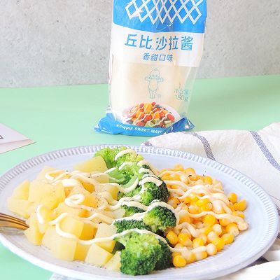 西兰花玉米土豆沙拉