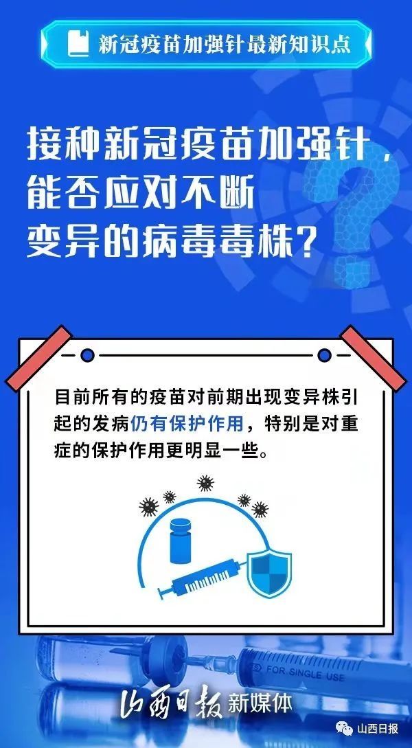 杨成林|海报丨接种新冠疫苗加强针，这6个最新知识点要知道