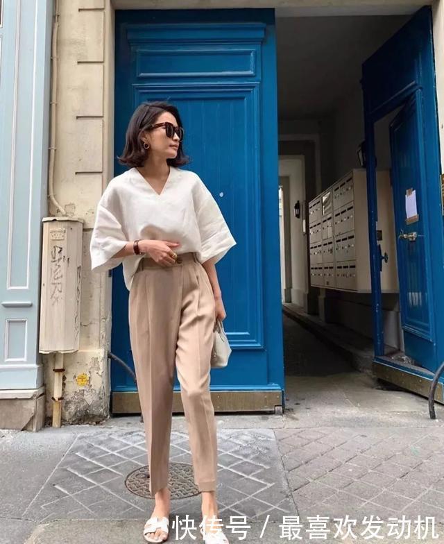 衬衣|初秋“王者搭配”衬衫 + 烟管裤,每个年龄段都能出别样style