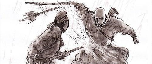 徐老怪&这些导演的分镜手稿,堪比艺术画作!文末周星驰小学生画作太魔性