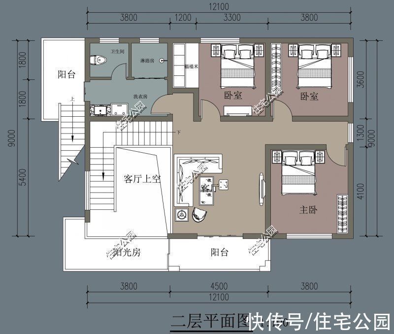 阳台|农村建房想要节约预算?小宅教你这样设计,施工难度不高还好看