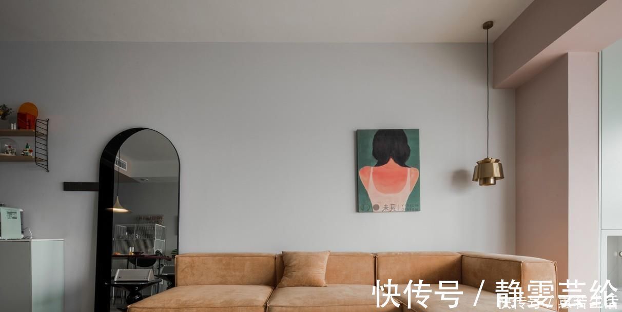 平面图|晒晒她家“简单装修”的新房,还没入住就很漂亮了,沙发最有品味