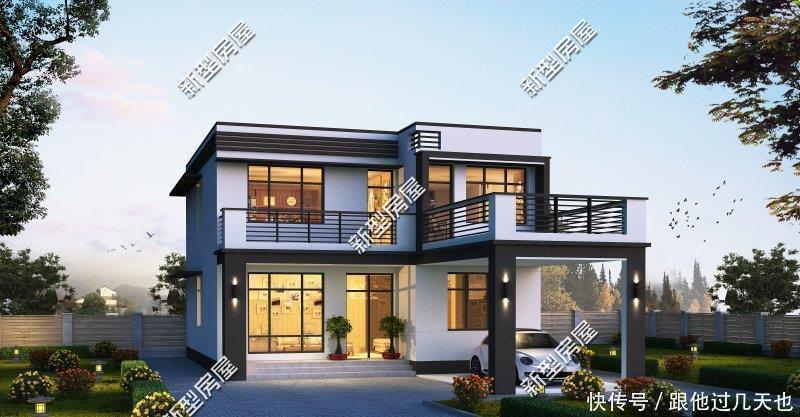 车库|农村自建房，面宽9米深11米想建两层，怎么设计好？