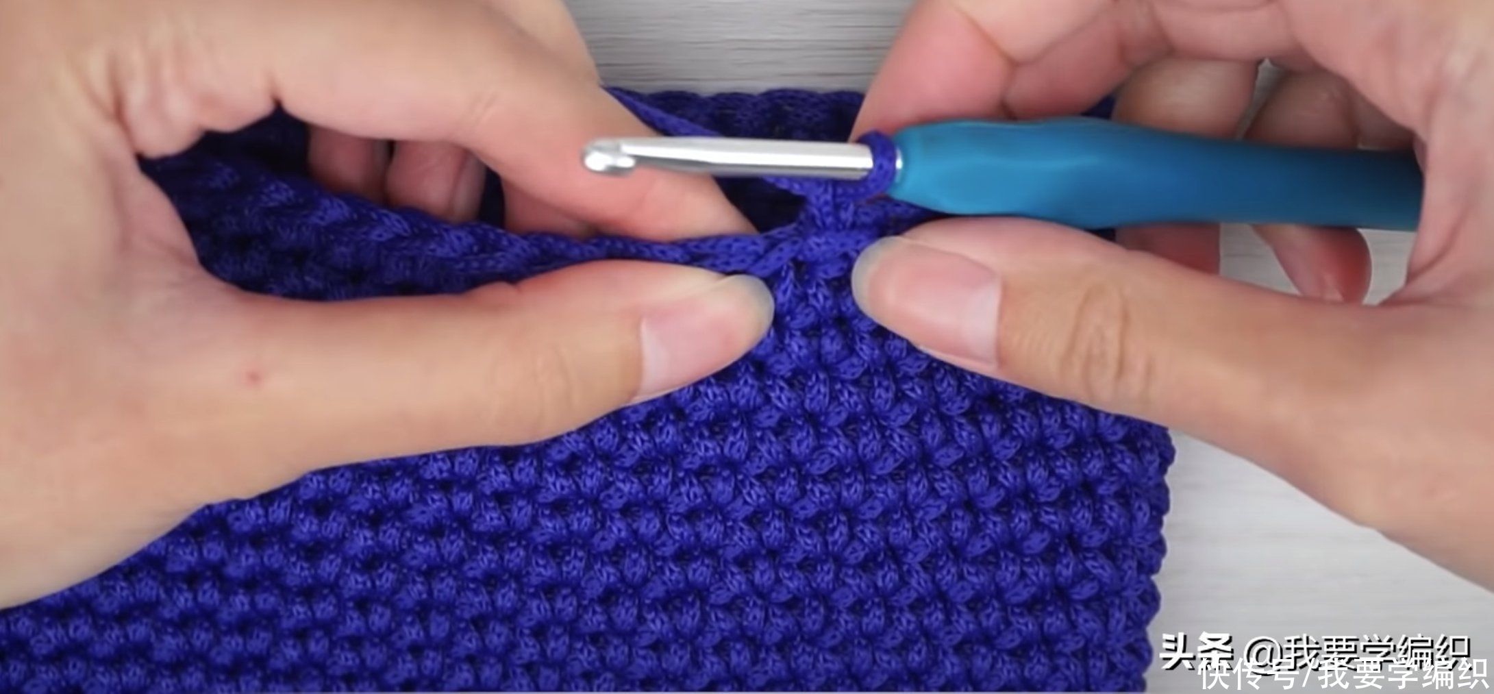 小包|洋气的链条小包自己就能钩一个，折叠链接包教程，容量一点也不小