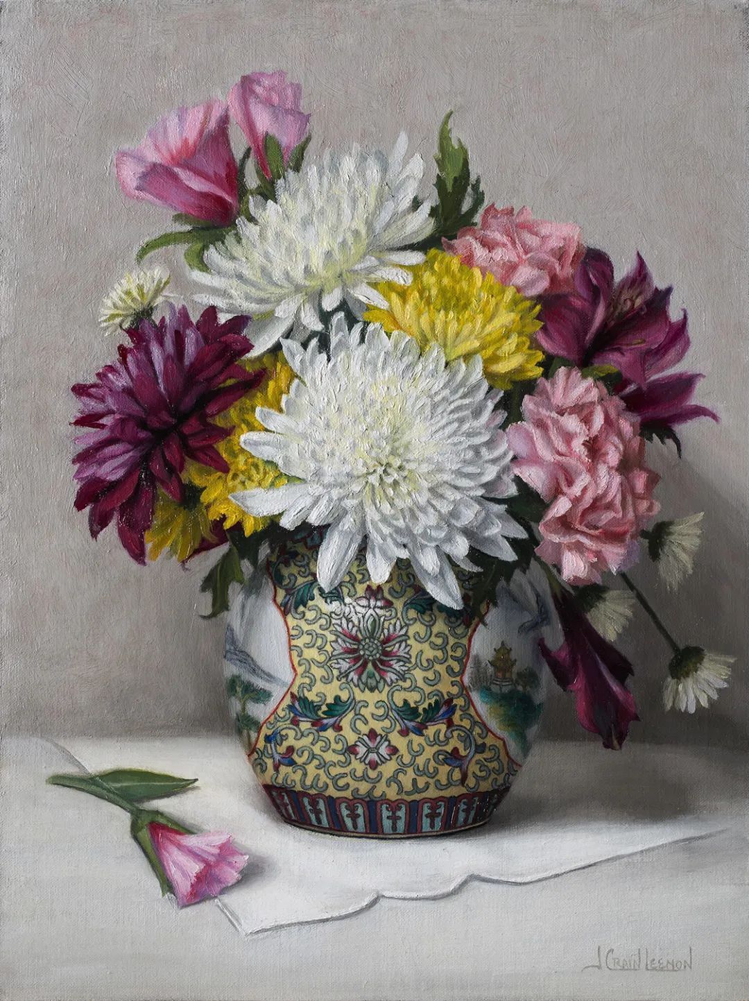 花卉|这位美国女艺术家笔下的花卉,魅力色彩,栩栩如生!