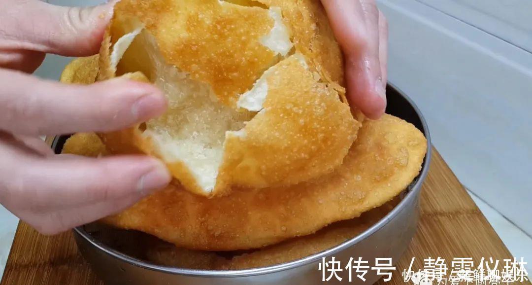大泡|以后面粉就这么做，不烫面不烙饼，个个空心鼓大泡，看着都流口水