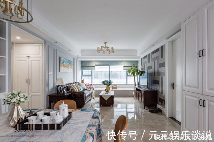 美式|朋友买的117平米三居室,一共才花13万,这美式风格太美了