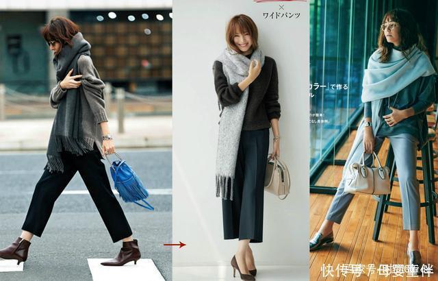 1个技巧+3个思路让你明白,冬天的“围巾”怎么搭才能显白显高级