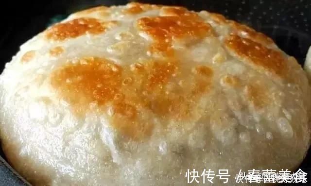 奶奶|奶奶教我做糖饼,不发面不醒面,个个空心鼓大泡,好吃还简单