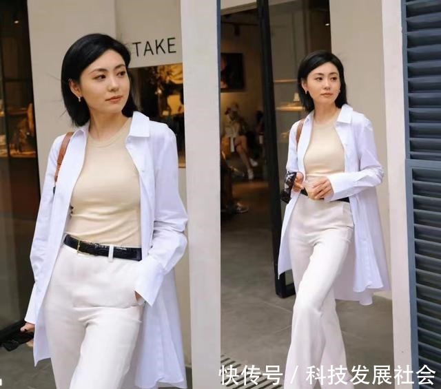 版型 40岁女人穿衣要显“气质”，极简穿搭高级大气，简单好学还舒适！