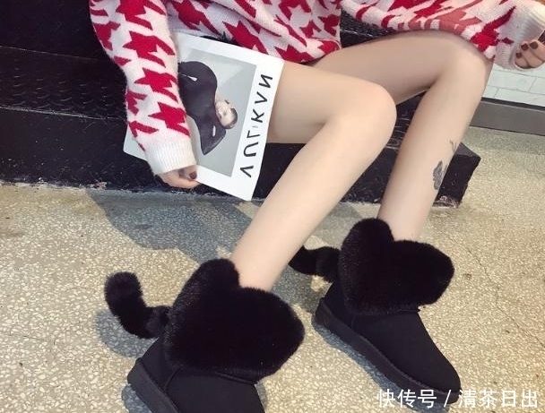 高跟女靴韩版百色显|又冷又土的单鞋别穿了,今年这种暖暖鞋火了,时髦保暖不累脚