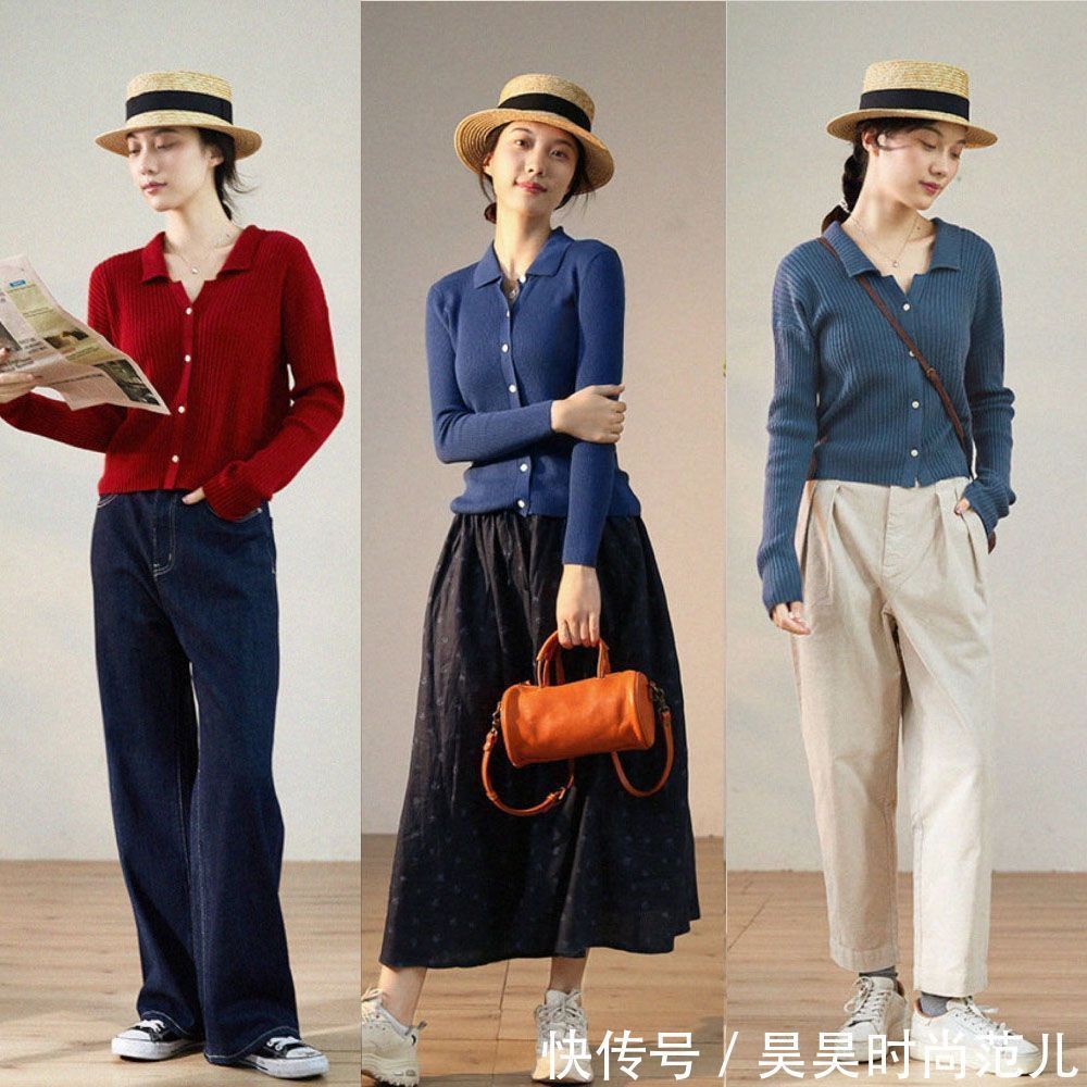 套头 入秋之后天气转凉,24套秋日慵懒风穿搭示范,出门照着穿准没错