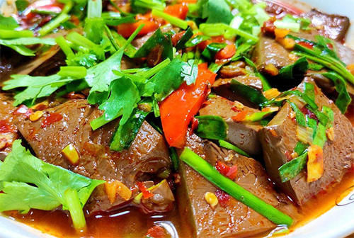 鸭血|阴雨天全家没精神，多吃补血菜，开胃润肠，补肝明目气色好身体棒