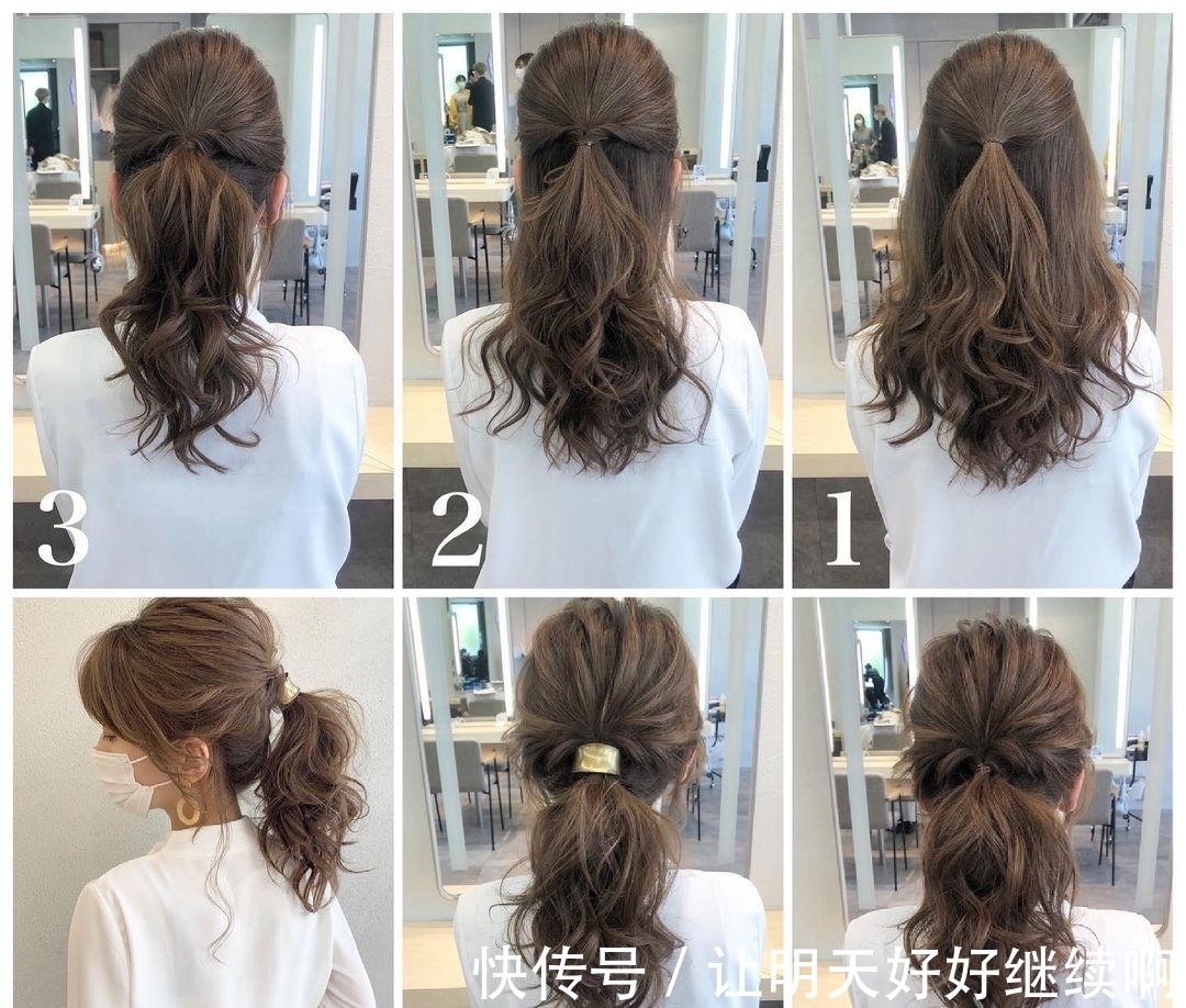 发型|今夏发型流行这样扎14款,简单时尚美美哒,只需要六步就能完成