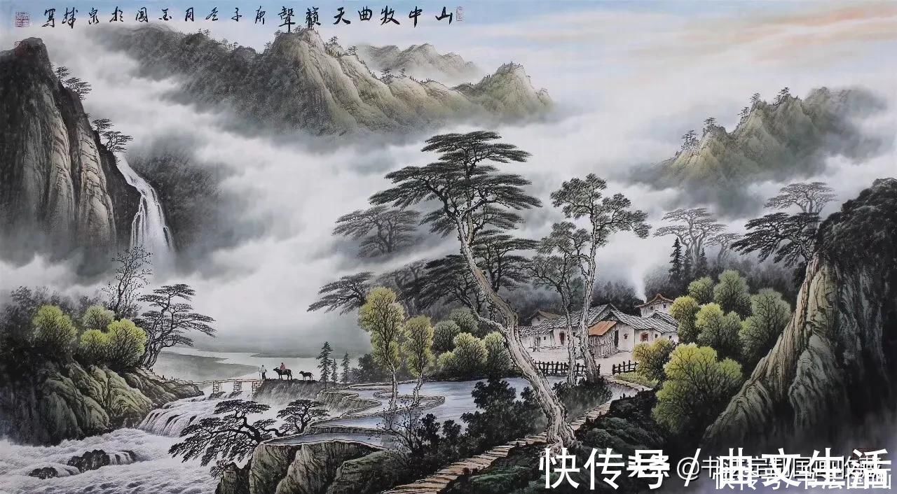 多福，静雅，牡丹，观海听涛，鸿运当头！书法定制国画收藏《多福，静雅，牡丹，观海听涛，鸿运当头》