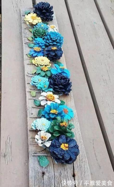 松子!农村阿姨,村里捡了一堆的“松果”,回家改造后邻居出2千来买